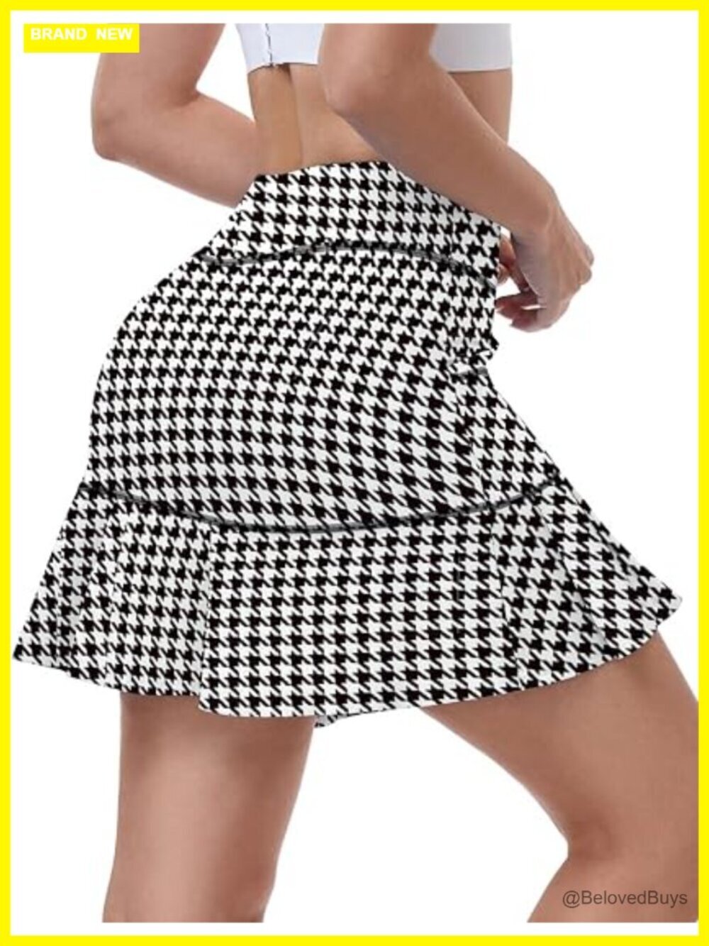 Women's Athletic Skort with Pockets High Waisted Pleated Tennis Golf Skirt